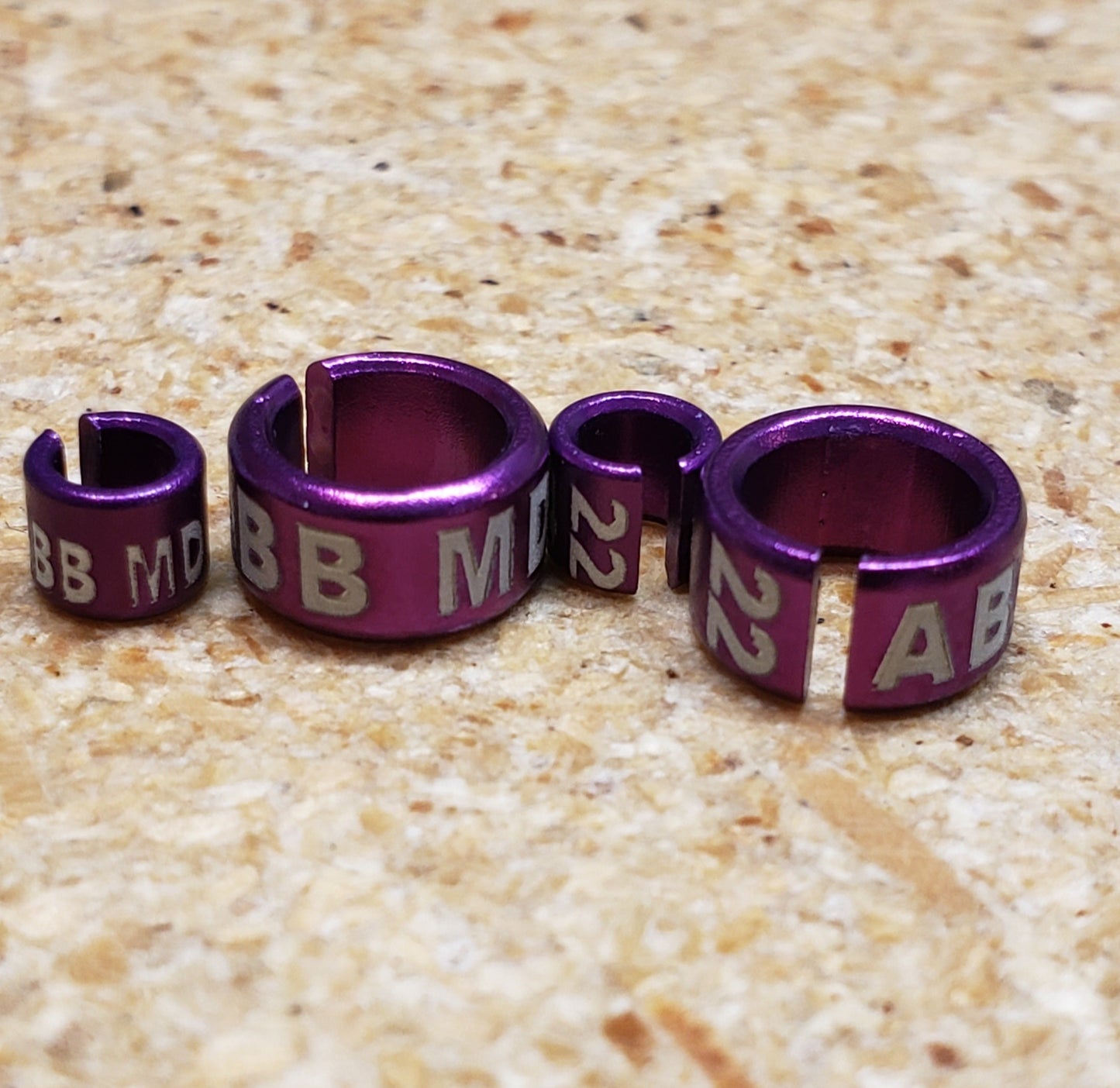 Single Band - Split Aluminum Leg Bands