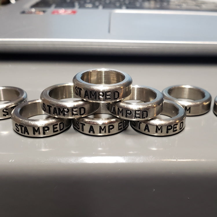 Stamped Closed Stainless Steel Leg Bands