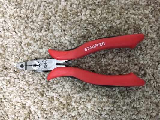 Open-Band Closing Pliers by Stauffer-Henley - Single Hole