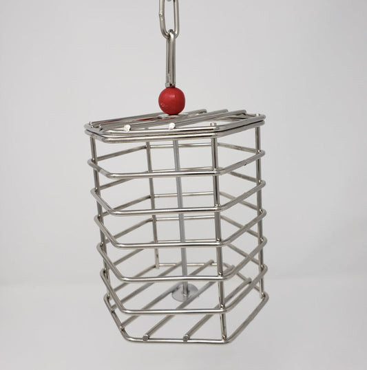 Stainless Steel Baffle Cage - Large