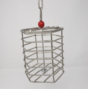Stainless Steel Baffle Cage - Large