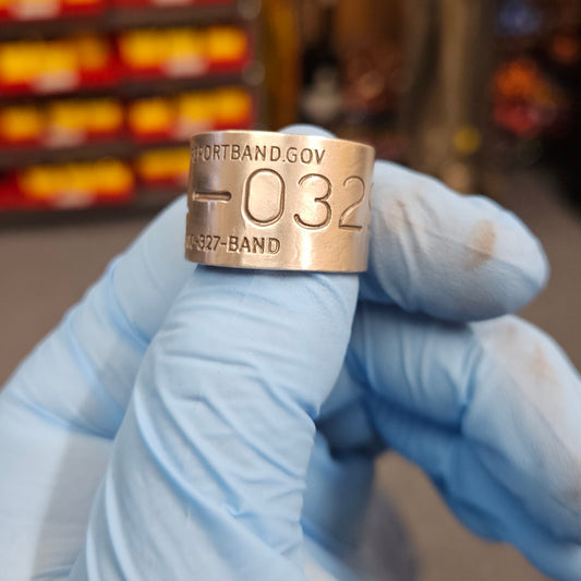 Custom Waterfowl Bands (Federal-Style) Stamped
