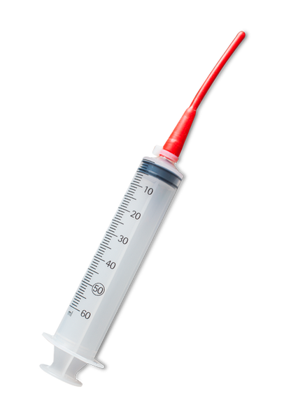 PSITTACUS Handfeeding Syringes With Long Red Soft Tubes